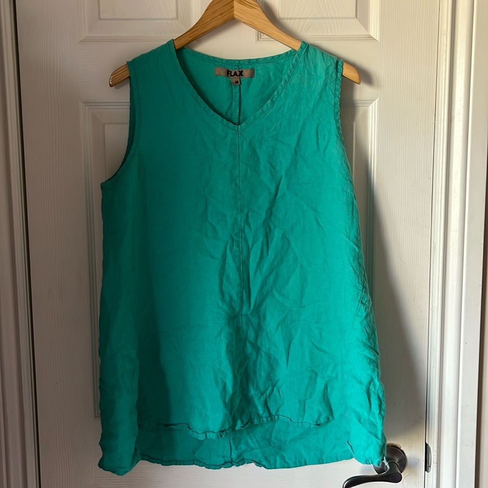 FLAX linen Tunic Top